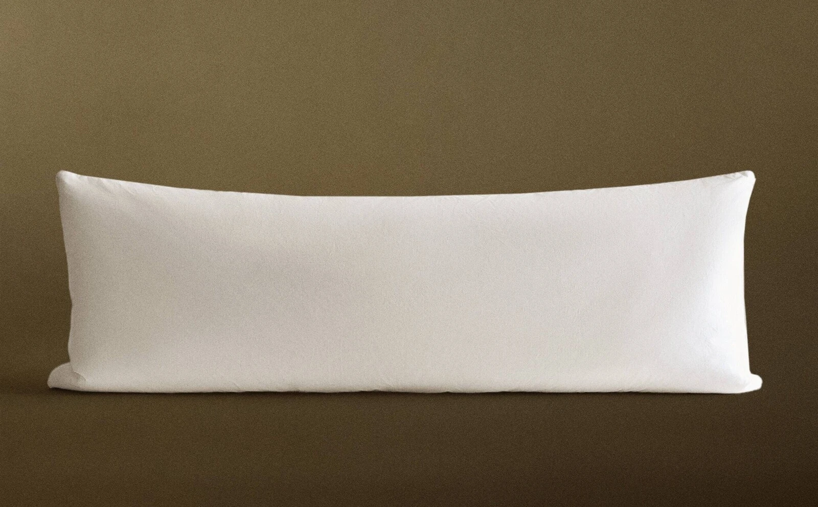 Extra long feather pillow