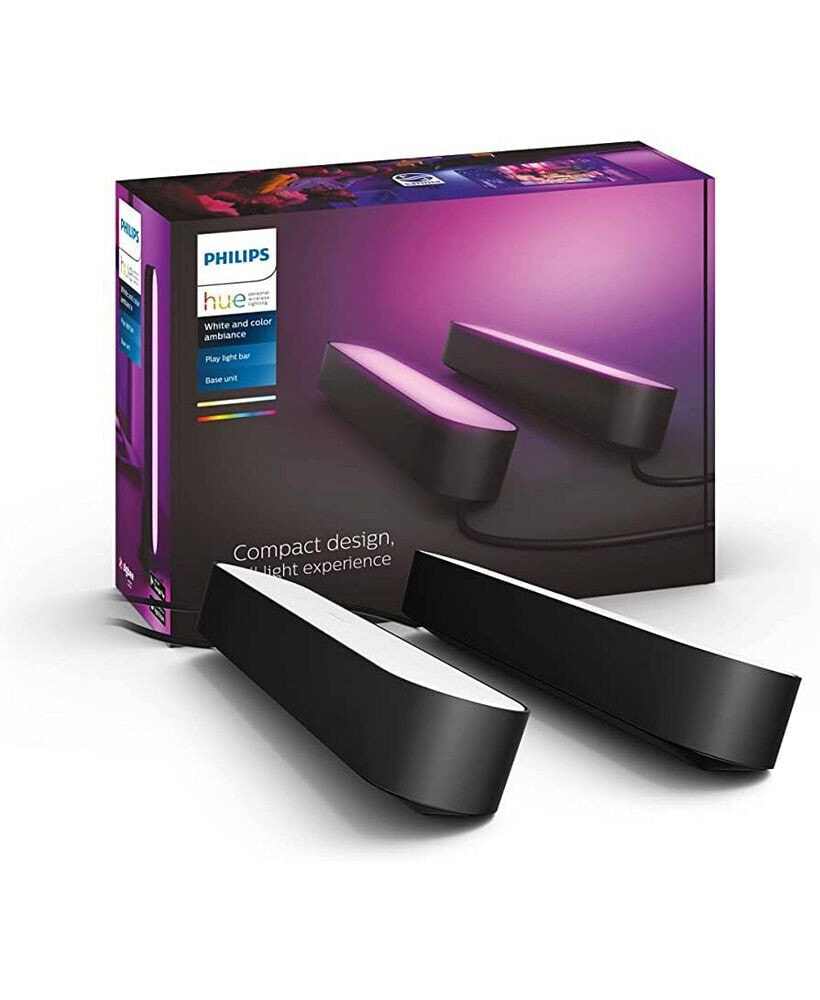 Philips Hue play White & Color Ambiance Smart LED Bar Light (2-Pack)