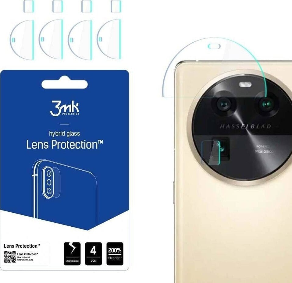 3MK 3MK Lens Protect Oppo Find X6 Ochrona na obiektyw aparatu 4szt