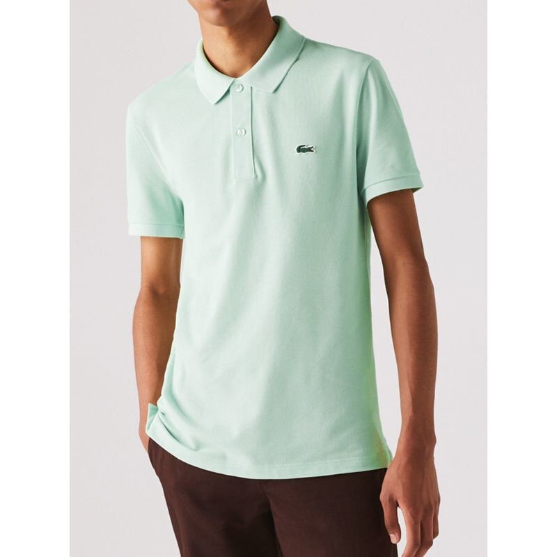 Мужская футболка-поло повседневная зеленая с логотипом Lacoste M PH401200-CCV polo shirt