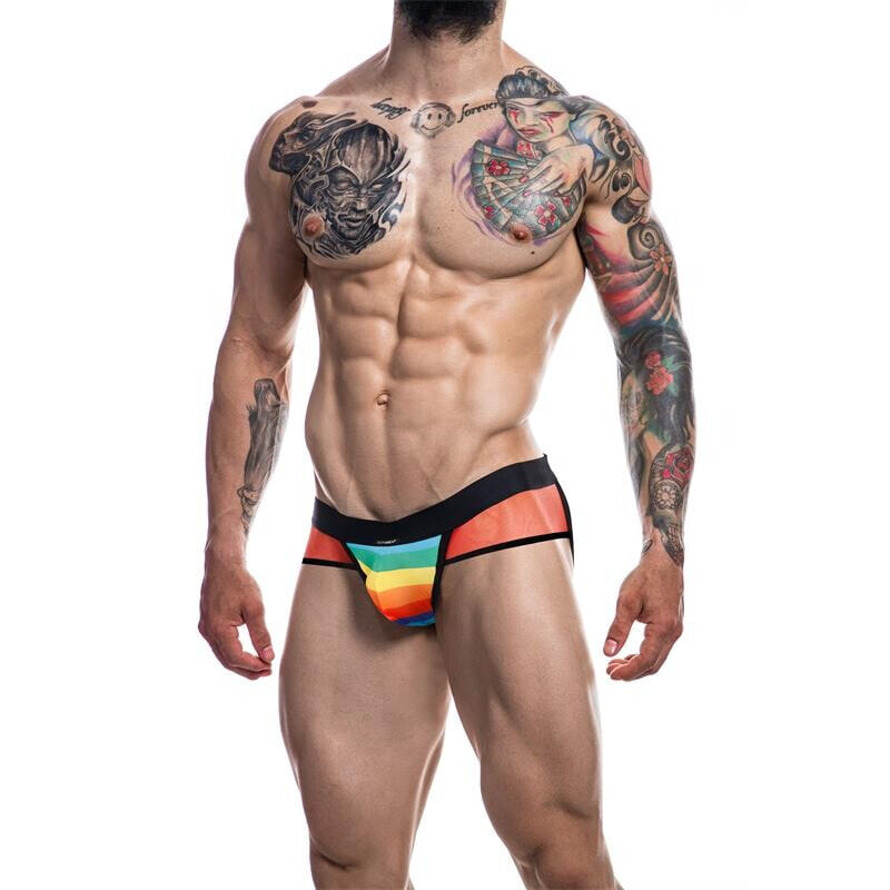 C4M13 Mixed Jockstrap Rainbow