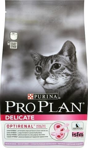 Сухой корм для кошек Purina, Pro Plan, для взрослых, с индейкой, 0.4 кг
