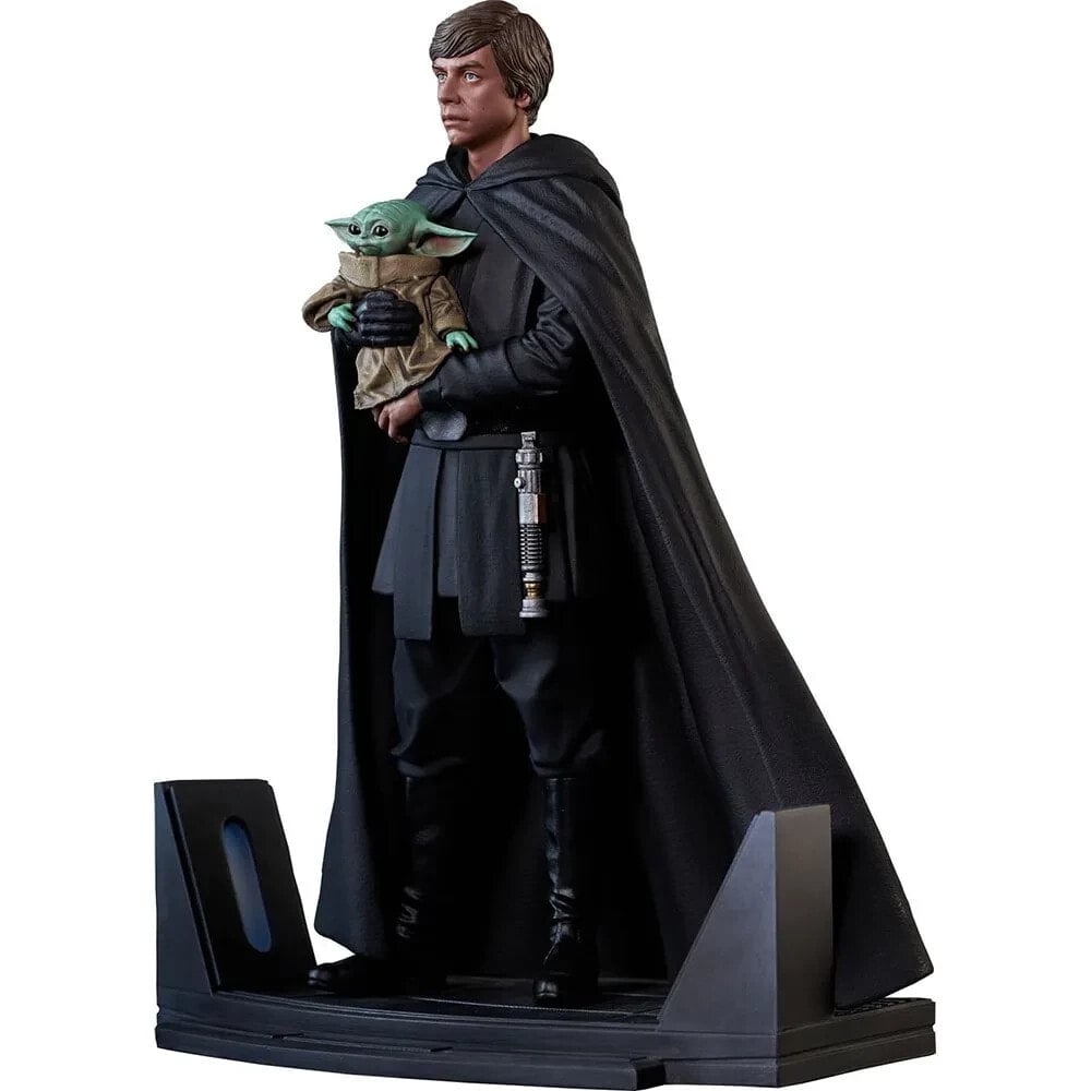 STAR WARS The Mandalorian Luke Skywalker And Grogu The Child Premier Collection Figure