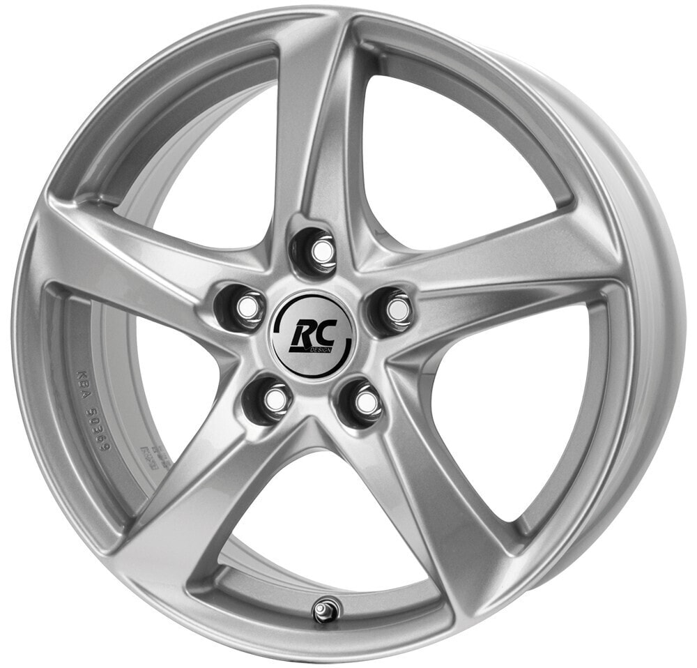 Колесный диск литой RC-Design RC30T kristallsilber lackiert 7x17 ET46 - LK5/108 ML65.1