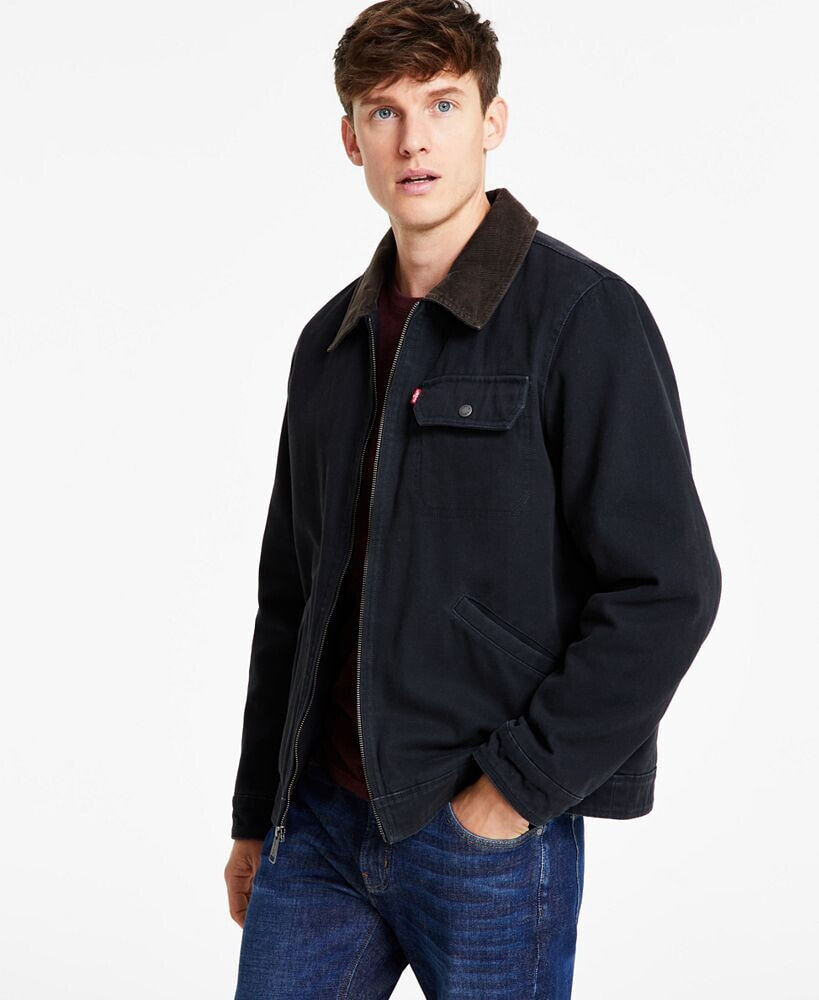 Levi's levi’s® Men's Cotton Canvas Zip-Front Utility Jacket