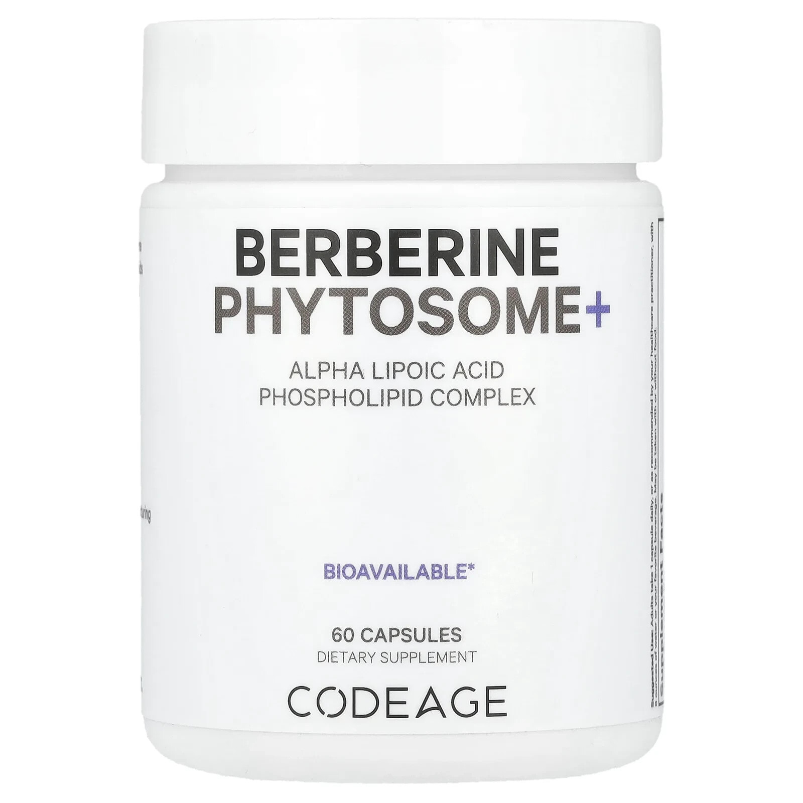 Berberine Phytosome+, 60 Capsules