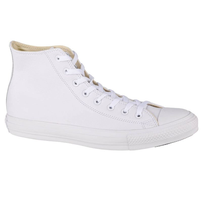 Мужские кеды повседневные белые текстильные высокие демисезонные Converse Chuck Taylor HI M 136822C shoes