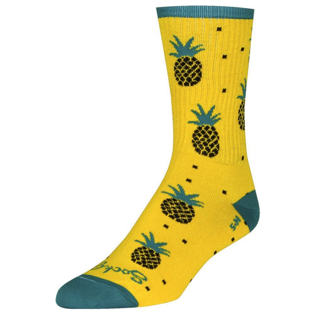 SOCKGUY Pineapple Crew 6´´ Socks