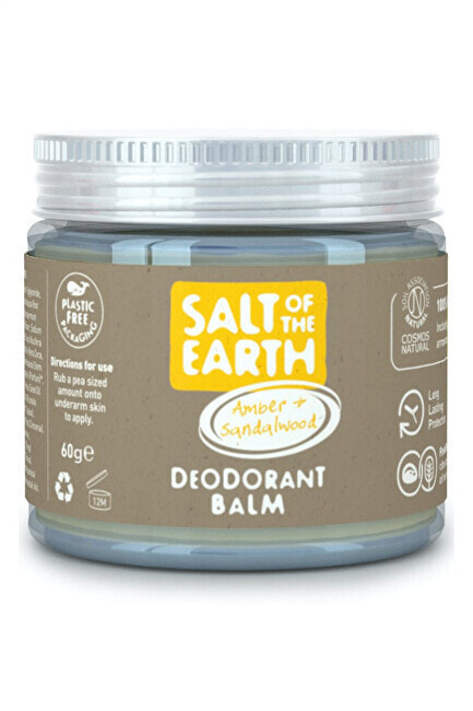 Natural mineral deodorant Amber & Sandalwood (Deodorant Balm) 60 g