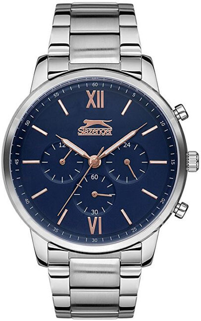 Мужские наручные часы с серебряным браслетом Slazenger SL.09.6164.2.02