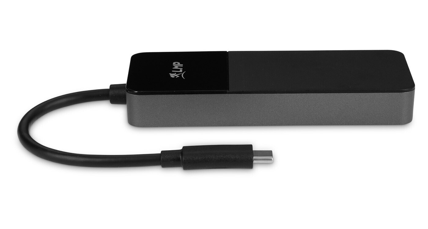 LMP 24174 - 0.11 m - USB Type-C - HDMI + VGA (D-Sub) - Male - Female - Straight