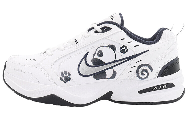 【定制球鞋】 Nike Air Monarch 4 熊猫寻竹 简约潮流 缓震复古运动 低帮 老爹鞋 男女同款 黑白 / Кроссовки Nike Air Monarch 4 415445-102