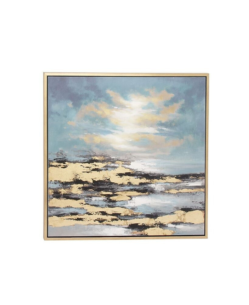 Rosemary Lane contemporary Beach Canvas Wall Art, 39