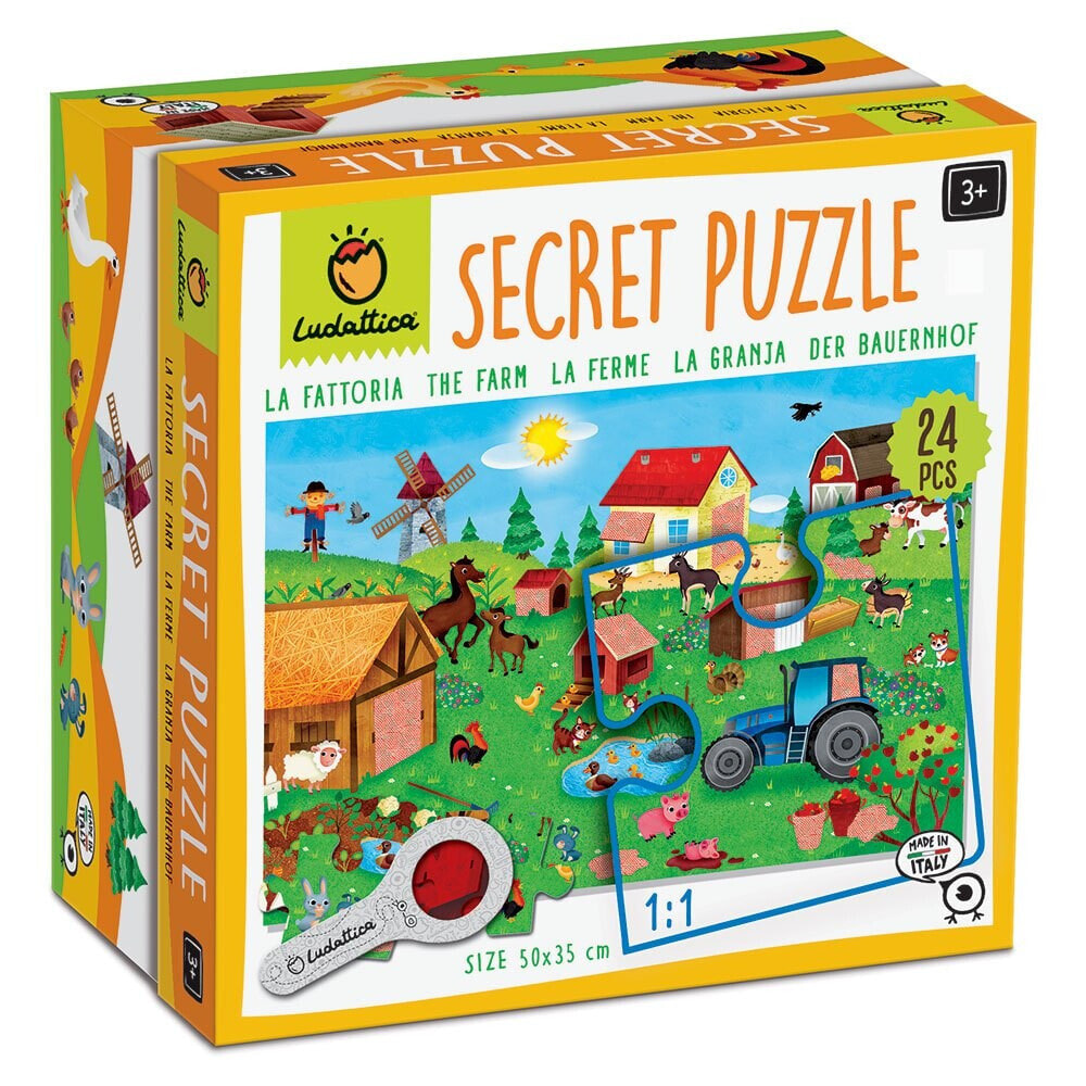 LUDATTICA Secret The Farm 24 Pieces Puzzle