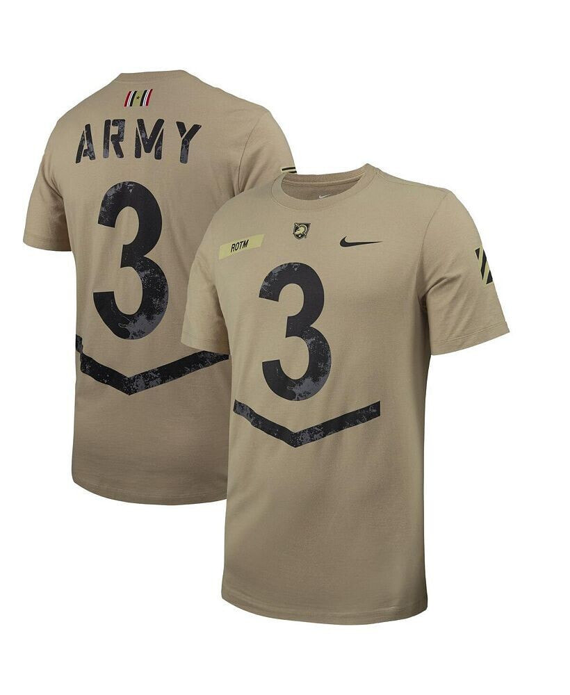 Nike men's Tan Army Black Knights 2023 Rivalry Collection Jersey T-shirt