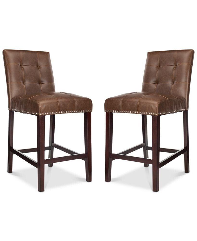 Safavieh ora Faux Leather Counter Stool (Set Of 2)