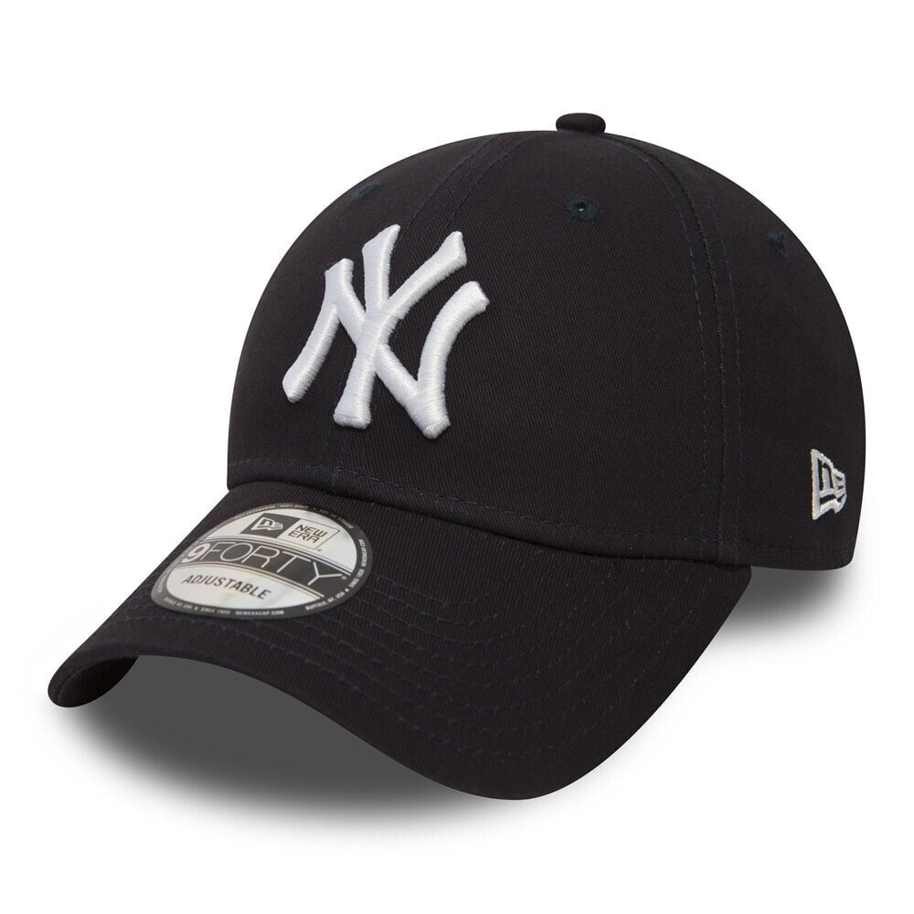 Мужская бейсболка бейсбольная черная с логотипом New Era 9FORTY New York Yankees