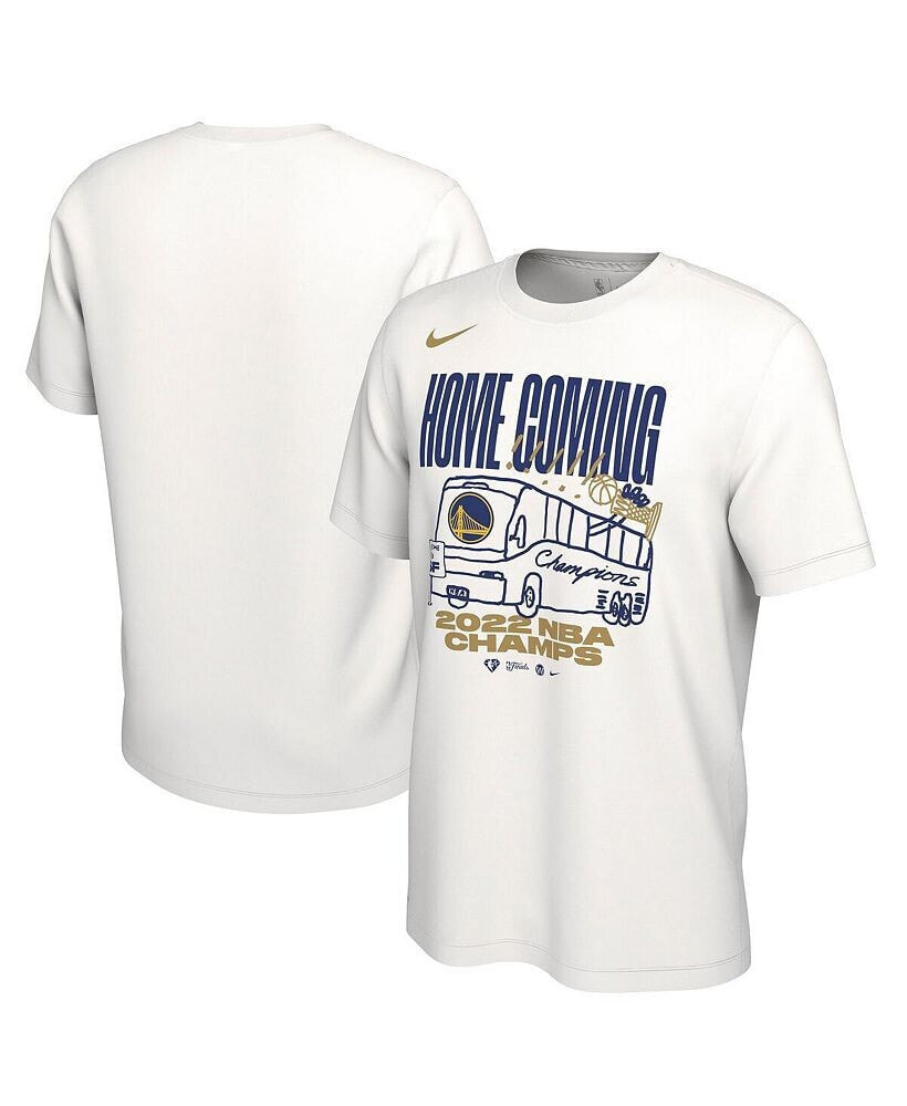 Nike men's White Golden State Warriors 2022 NBA Finals Champions Celebration Parade T-shirt