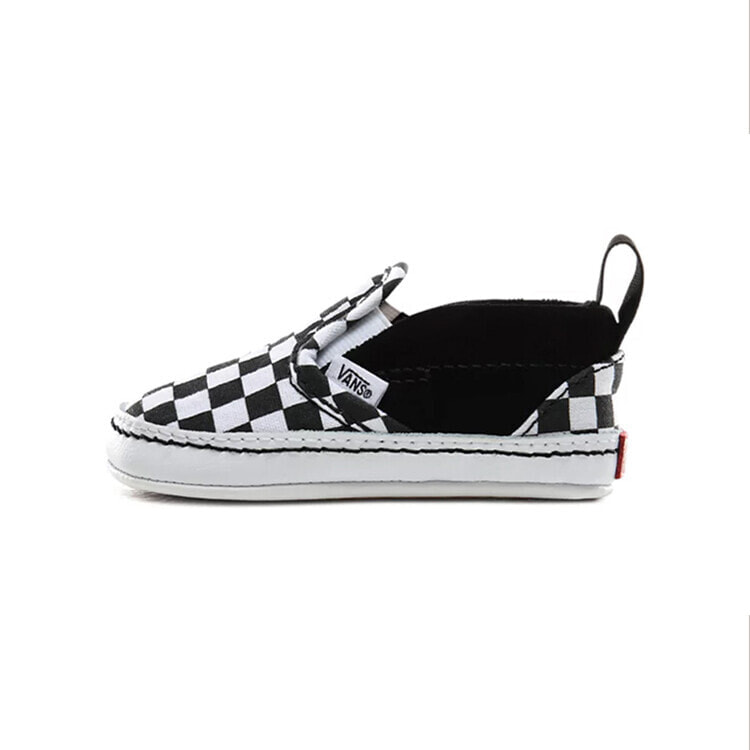 Vans Slip-On V Crib 'Checker - Black White'