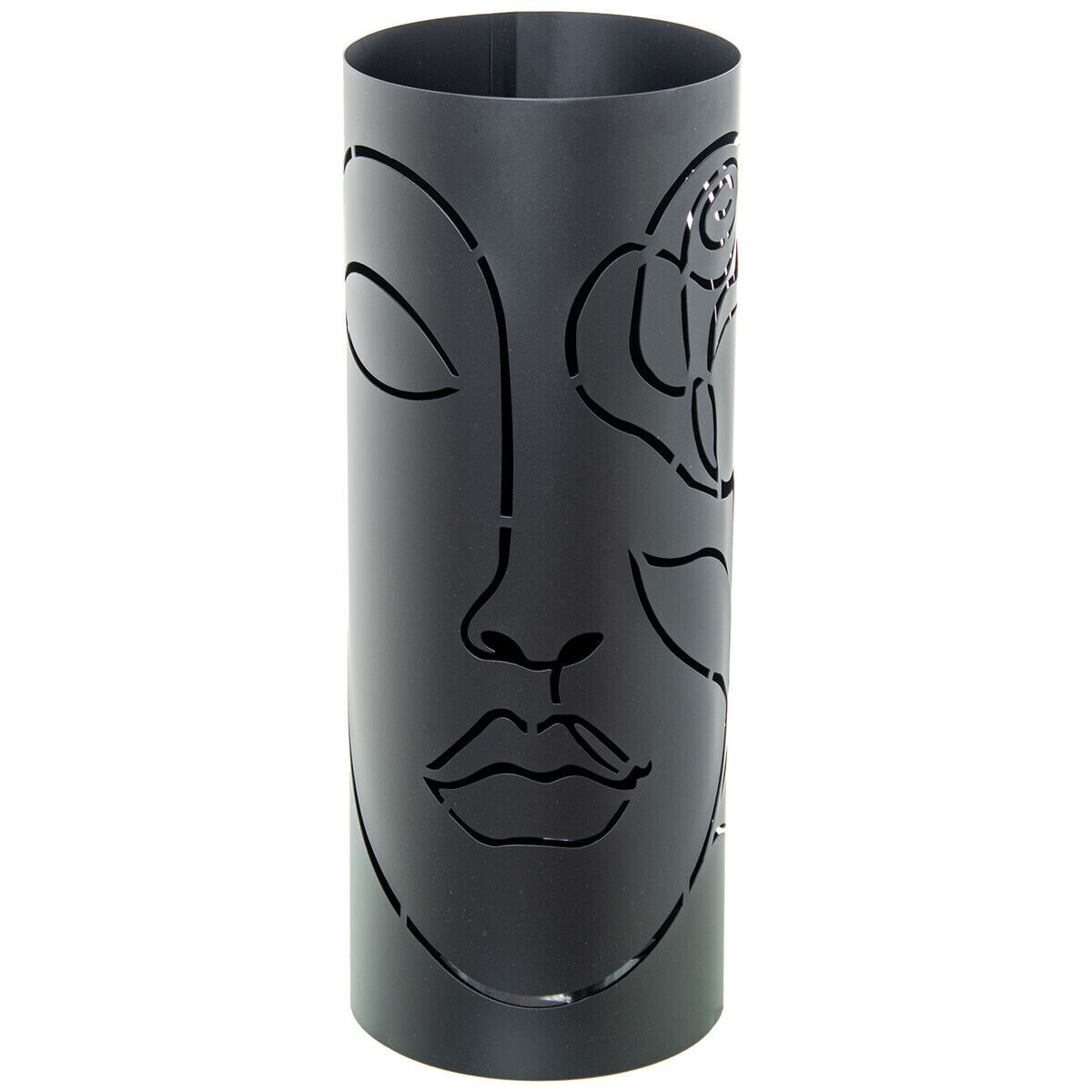 Umbrella stand Alexandra House Living Black Face 19 x 49 x 19 cm