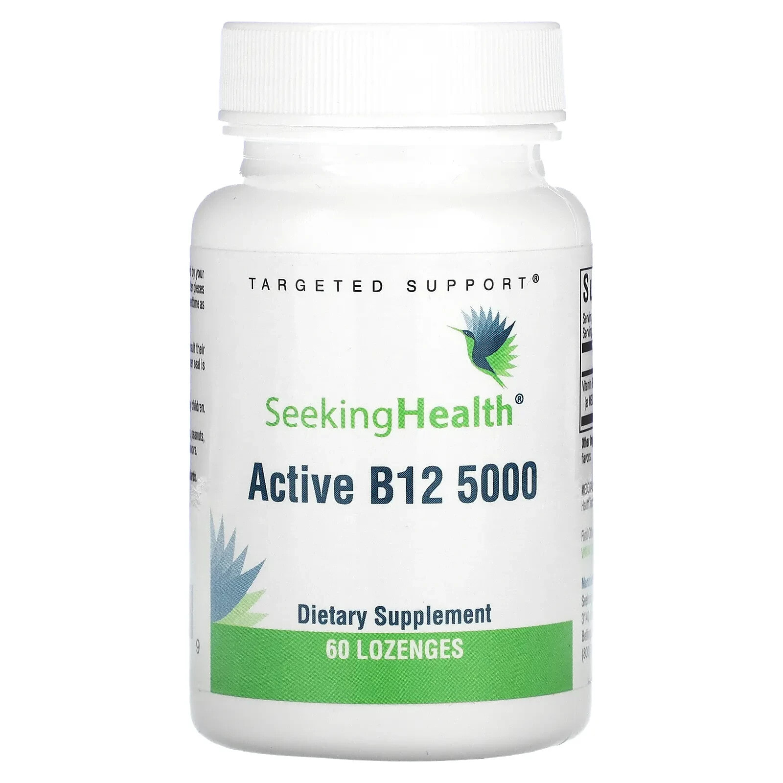 Seeking Health, Active B12 5000, 60 Lozenges