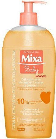 Mixa Baby Delicate Bubble Bath and Wash Детский лосьон для купания и умывания с маслом сладкого миндаля 400 мл