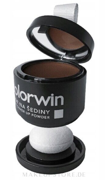 Graues Haarretuschierpulver - Colorwin Root Cover Up Powder (Dark Brown)