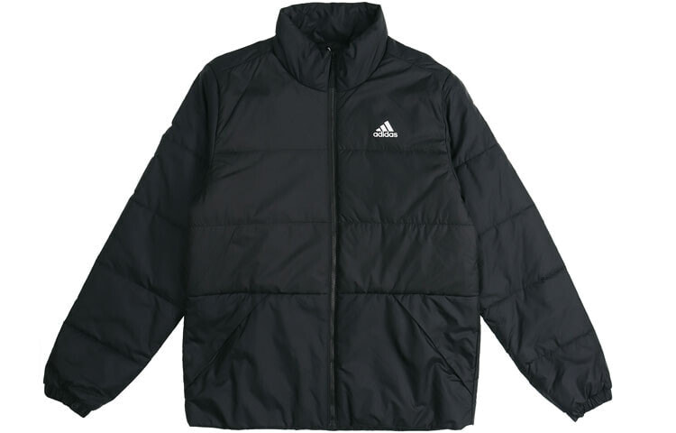 adidas 运动立领训练棉服夹克 国际版 男款 黑色 / Куртка Adidas DZ1396