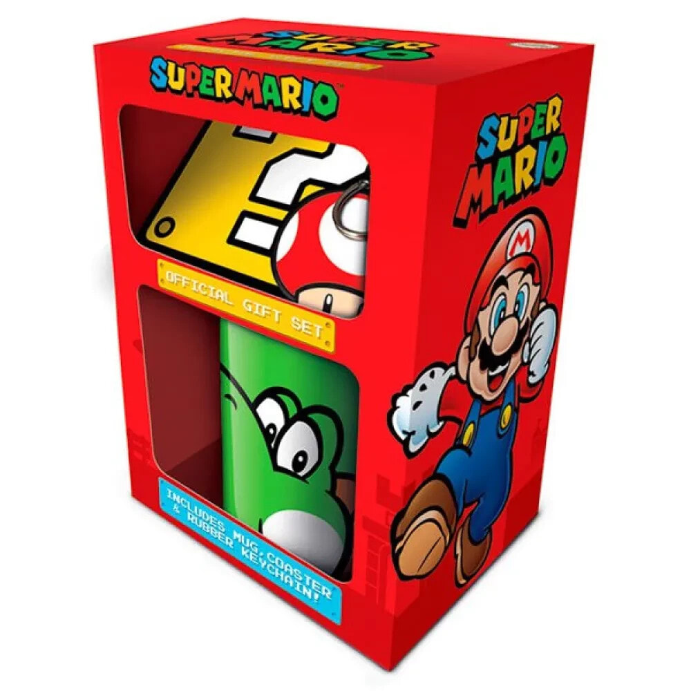 PYRAMID Nintendo Super Mario Keychain Gift Set Mug