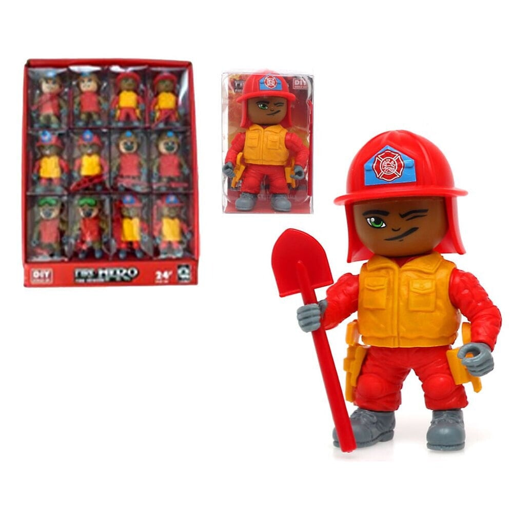 ATOSA S Firefighters 8 Cm 6 Assorted Doll