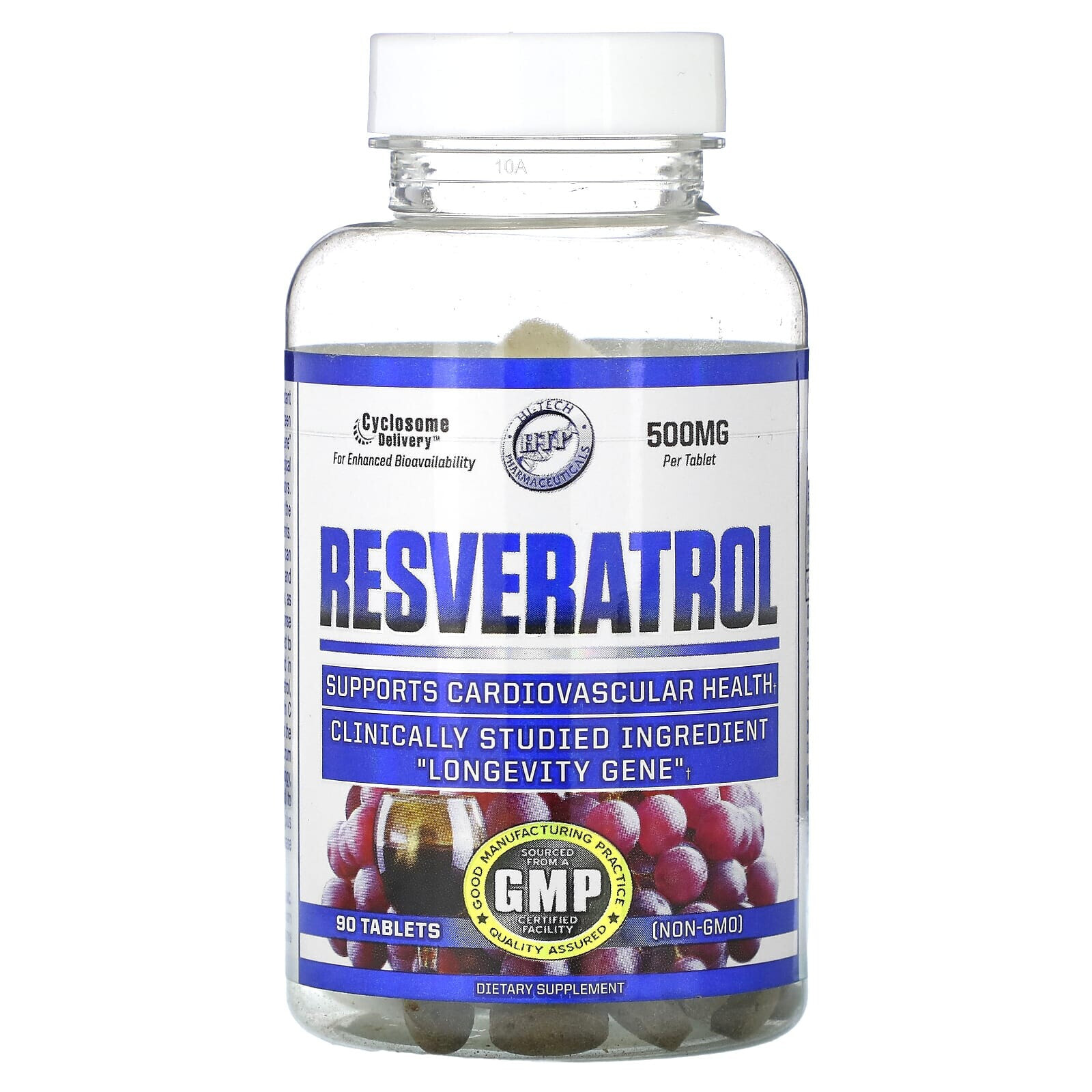 Resveratrol, 500 mg, 90 Tablets