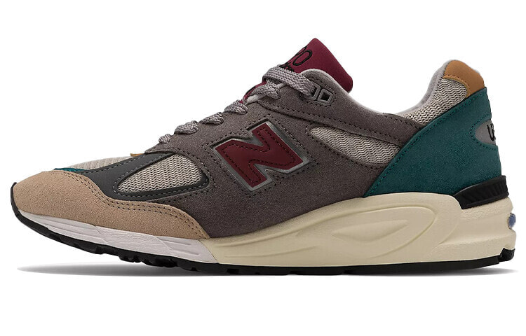 New Balance NB 990 V2 低帮 跑步鞋 男女同款 灰绿色 美产 / Кроссовки New Balance NB M990CP2