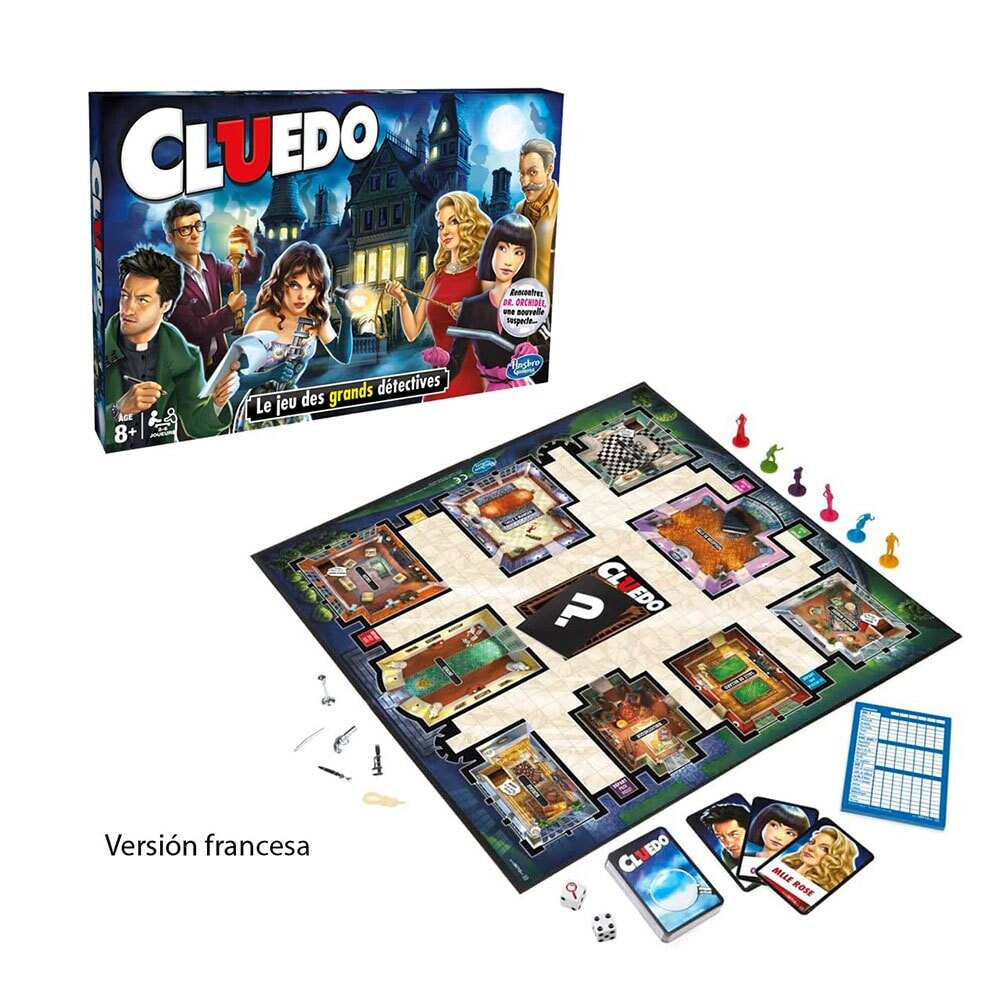 HASBRO GAMING Cluedo Mystery Game French Board Game