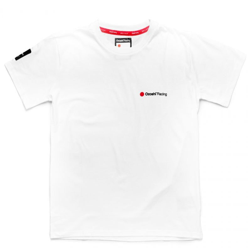 Мужская футболка спортивная белая однотонная Ozoshi Hiroki M O20TSBR004 T-shirt