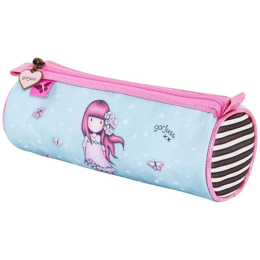 SANTORO LONDON Gorjuss Sparkle & Bloom Round Pencil Case