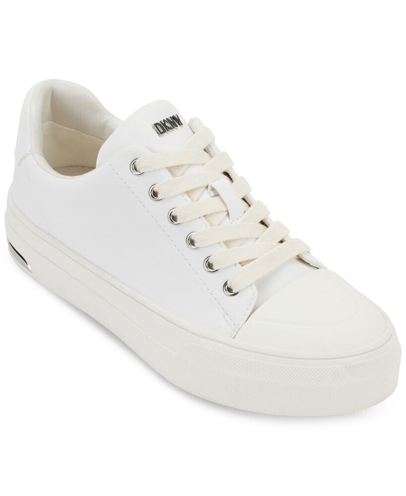 DKNY women's York Lace-Up Low-Top Sneakers