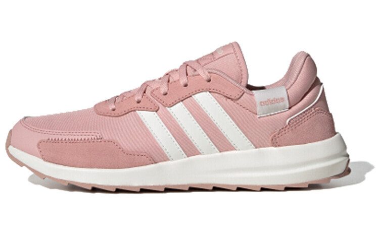 adidas neo Retrorun 减震耐磨 低帮 运动休闲鞋 女款 粉白 / Кроссовки Adidas Neo Retrorun EG4214