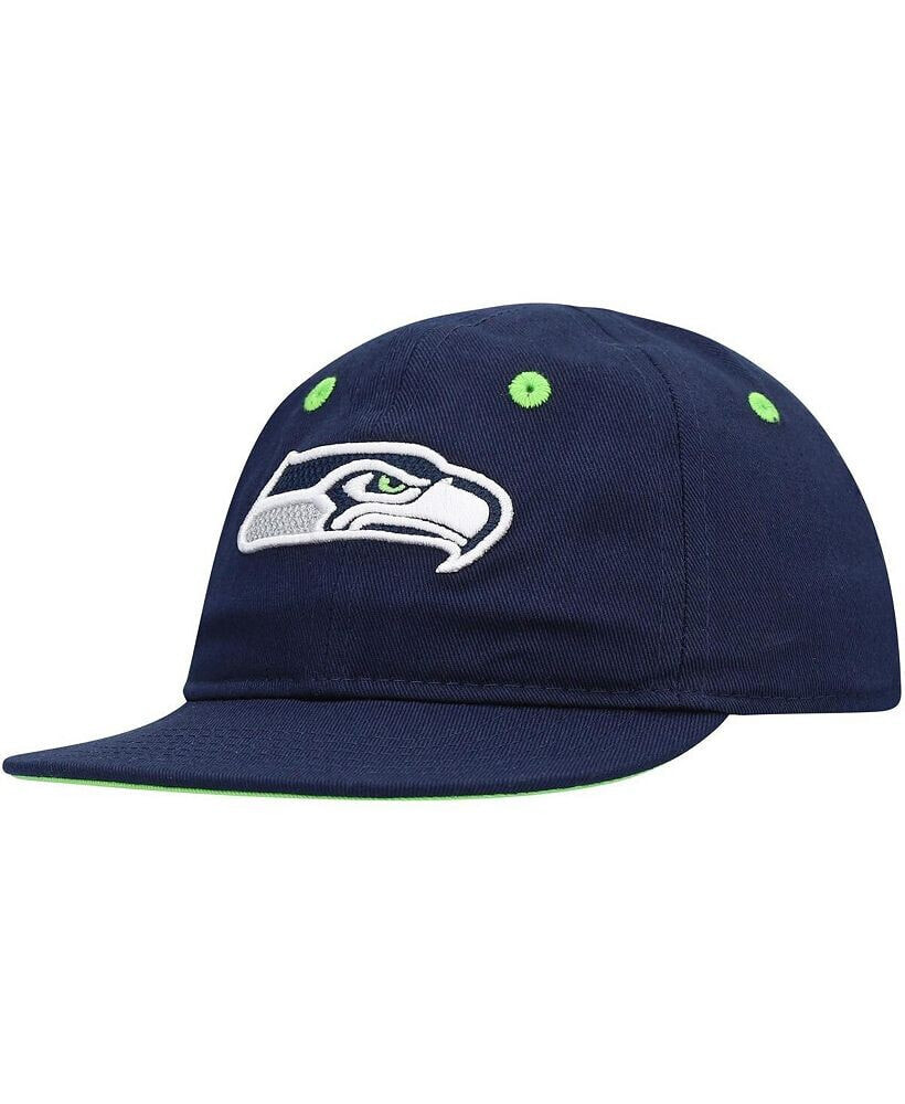 Outerstuff newborn Infant Unisex College Navy Seattle Seahawks Slouch Flex Hat