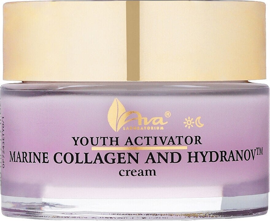 Antifaltencreme mit Kollagen - Ava Youth Activator Collagen + Hydranov Cream