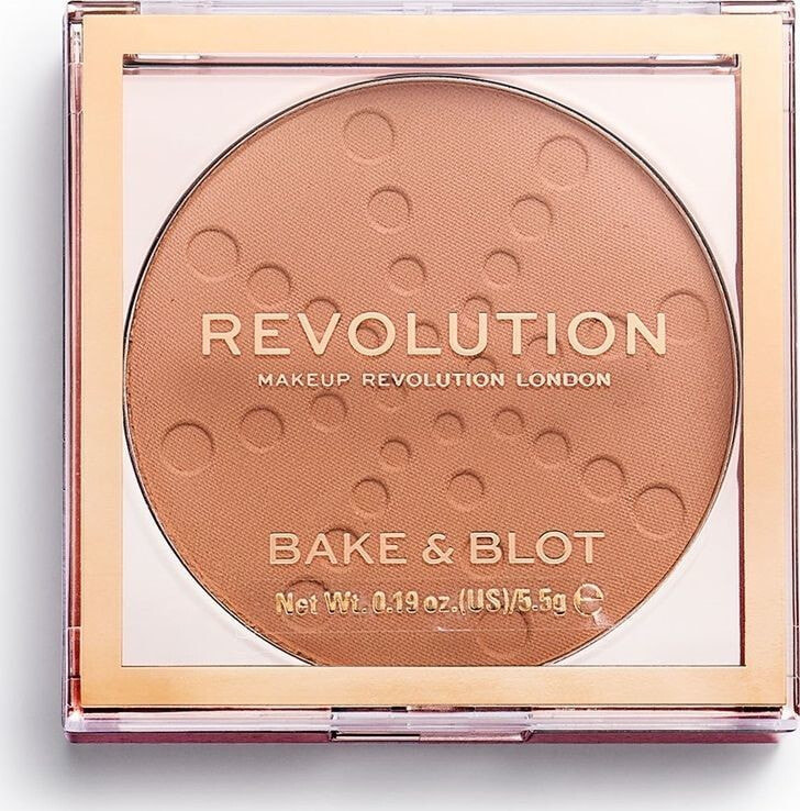 Revolution Makeup  Prasowany puder Bake & Blot Peach  Пресованная персиковая пудра 5,5 г