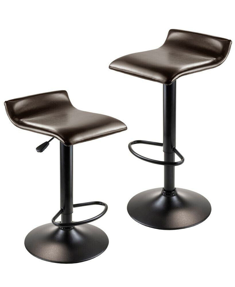 Winsome paris Set of 2 Airlift Adjustable Swivel Stool
