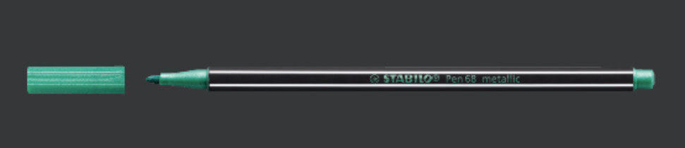 STABILO Pen 68 metallic фломастер Серебристый 1 шт 68/805