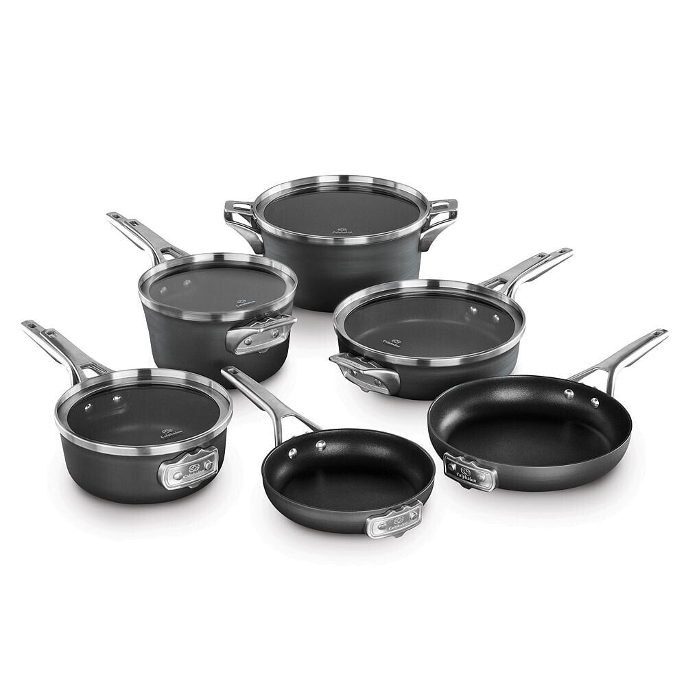 Calphalon premier 10-pc. Space-Saving Hard-Anodized Nonstick Cookware Set