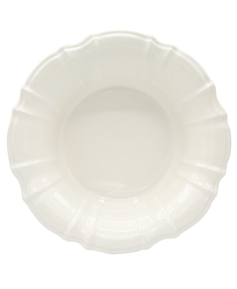 Euro Ceramica chloe White Salad Bowl