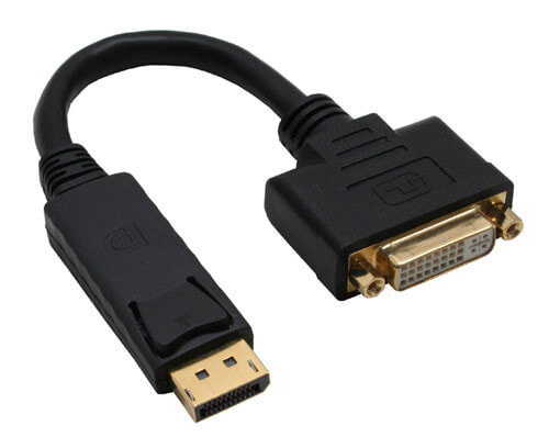 InLine 17199K видео кабель адаптер 0,2 m DisplayPort DVI-D Черный