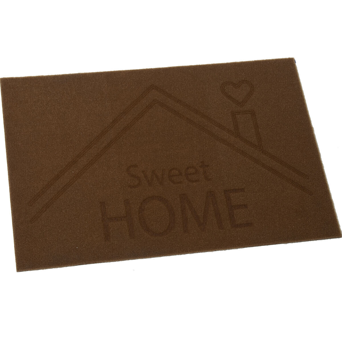 Doormat Alexandra House Living Sweet Home Brown 60 x 1 x 40 cm