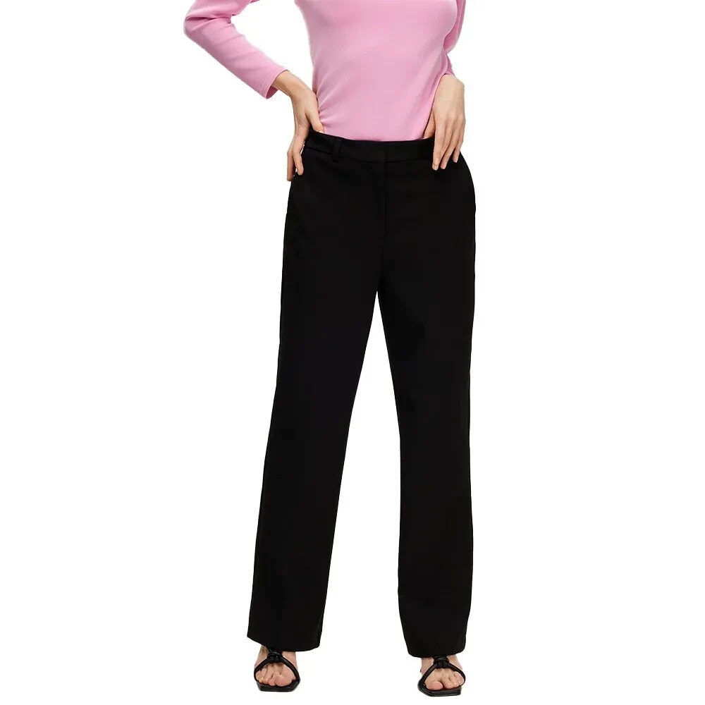 SELECTED Myla Wide Fit High Waist Pants