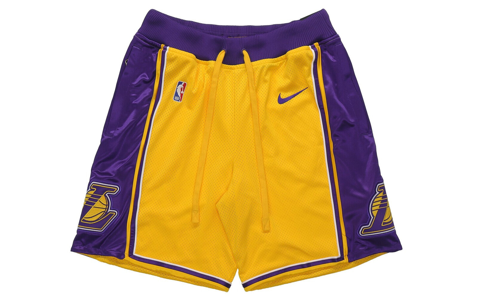 Nike 洛杉矶湖人队篮球短裤 男款 黄色 / Брюки Nike AJ9170-728
