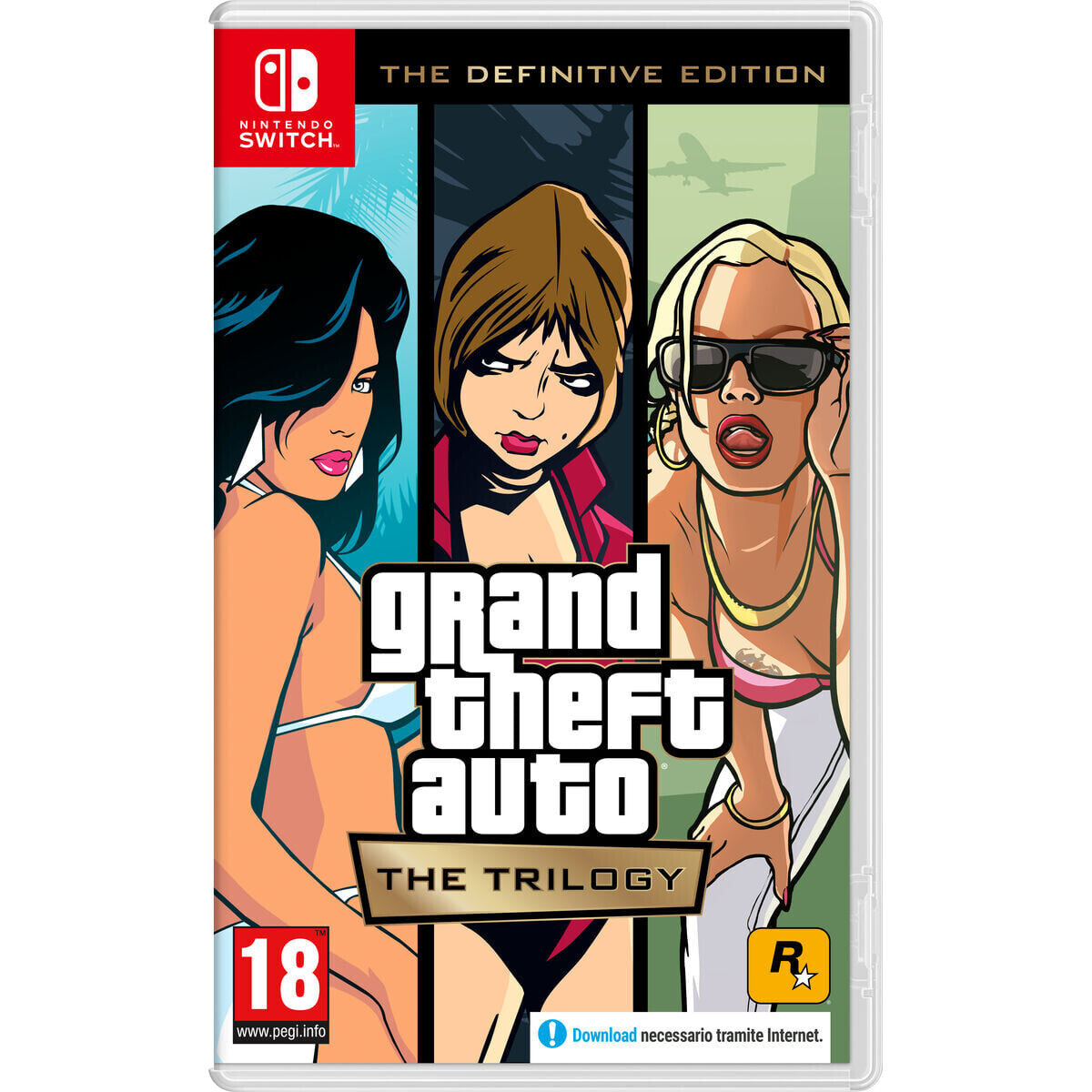 Nintendo Grand Theft Auto: The Trilogy – The Definitive Edition Академическое Мультиязычный Nintendo Switch 45496429072