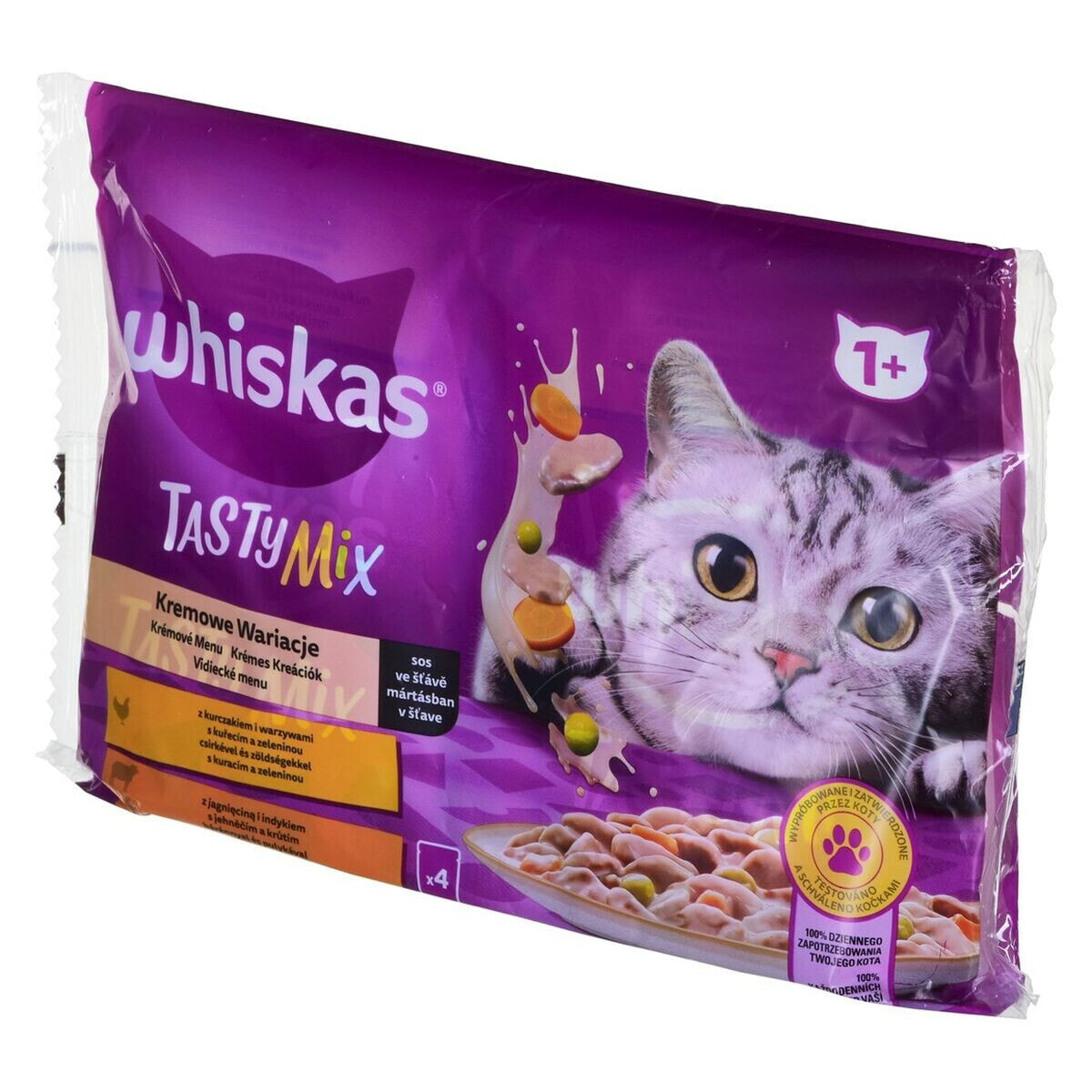 Корм для котов Whiskas Tasty Mix Курица индейка Мясо ягненка Растительный